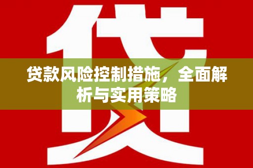 永寿贷款风险控制措施，全面解析与实用策略