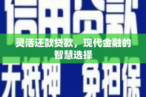 永寿灵活还款贷款，现代金融的智慧选择