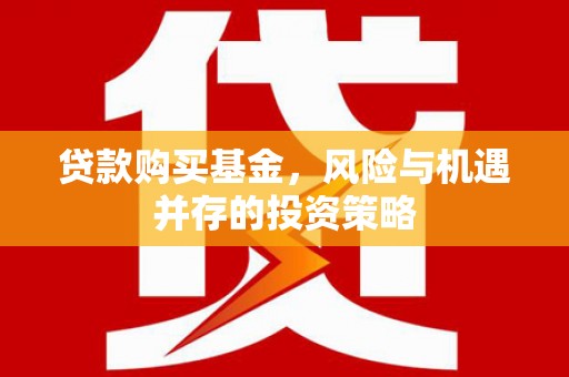 永寿贷款购买基金，风险与机遇并存的投资策略