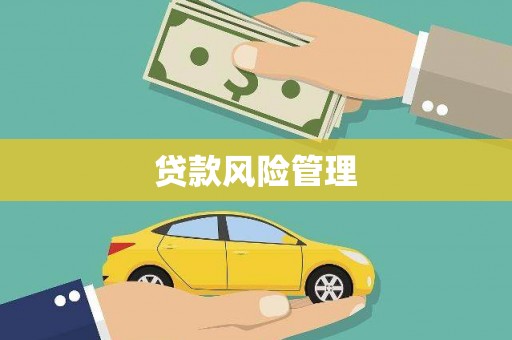永寿贷款风险管理