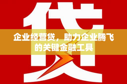 永寿企业经营贷，助力企业腾飞的关键金融工具