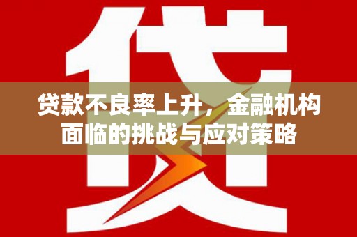 永寿贷款不良率上升，金融机构面临的挑战与应对策略