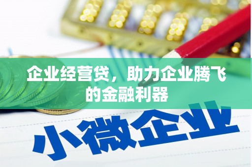 永寿企业经营贷，助力企业腾飞的金融利器