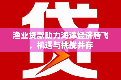 永寿渔业贷款助力海洋经济腾飞，机遇与挑战并存