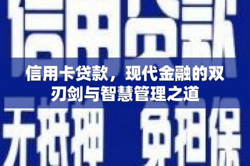 永寿信用卡贷款，现代金融的双刃剑与智慧管理之道