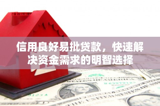 永寿信用良好易批贷款，快速解决资金需求的明智选择