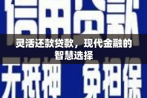 永寿灵活还款贷款，现代金融的智慧选择
