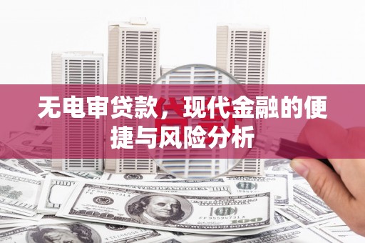 永寿无电审贷款，现代金融的便捷与风险分析