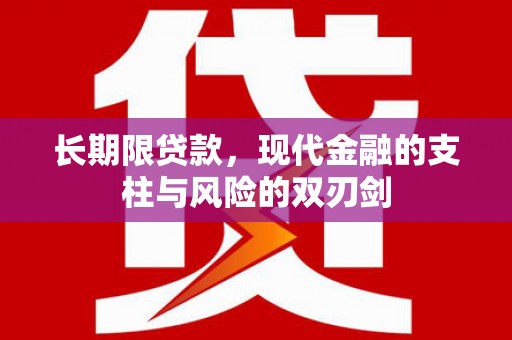 永寿长期限贷款，现代金融的支柱与风险的双刃剑