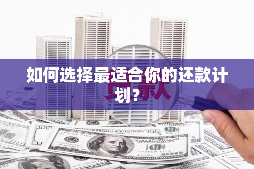 永寿如何选择最适合你的还款计划？