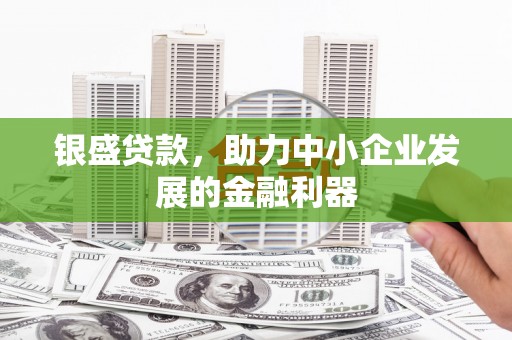 永寿银盛贷款，助力中小企业发展的金融利器