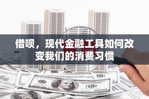 永寿借呗，现代金融工具如何改变我们的消费习惯