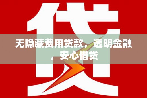 永寿无隐藏费用贷款，透明金融，安心借贷