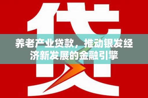 永寿养老产业贷款，推动银发经济新发展的金融引擎
