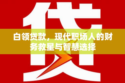 永寿白领贷款，现代职场人的财务救星与智慧选择