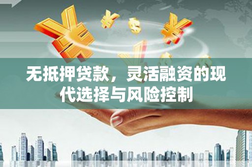 永寿无抵押贷款，灵活融资的现代选择与风险控制