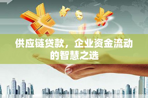 永寿供应链贷款，企业资金流动的智慧之选