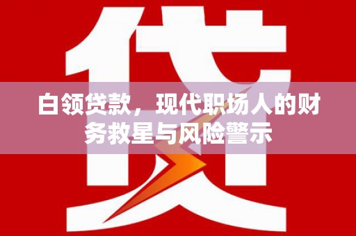 永寿白领贷款，现代职场人的财务救星与风险警示