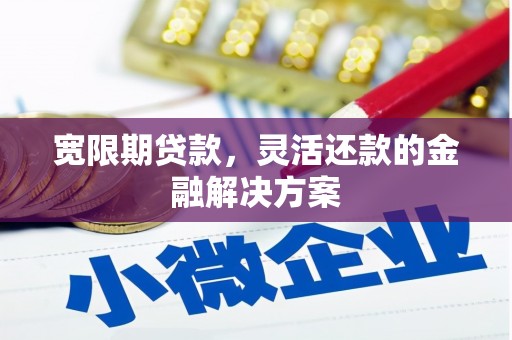 永寿宽限期贷款，灵活还款的金融解决方案