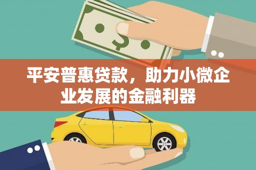 永寿平安普惠贷款，助力小微企业发展的金融利器