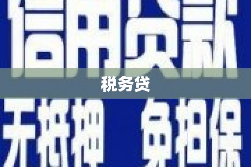 永寿税务贷