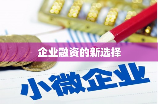 永寿企业融资的新选择