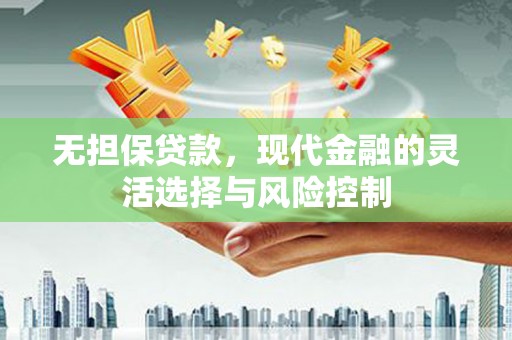 永寿无担保贷款，现代金融的灵活选择与风险控制