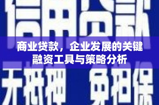 永寿商业贷款，企业发展的关键融资工具与策略分析