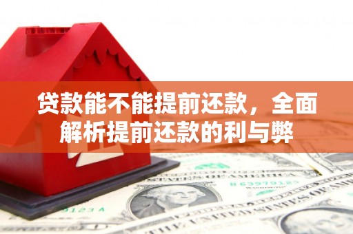 永寿贷款能不能提前还款，全面解析提前还款的利与弊