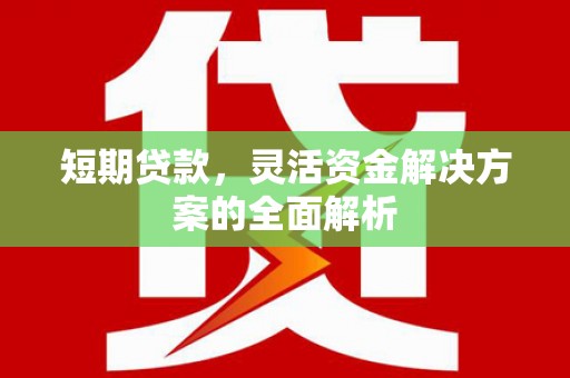 永寿短期贷款，灵活资金解决方案的全面解析