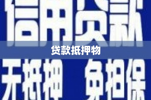 永寿贷款抵押物
